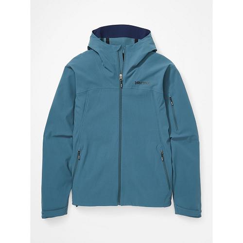 Marmot Alsek Softshell Jacket For Mens Blue Grey XMZ741260